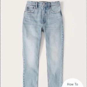 Abercrombie high rise skinny jeans